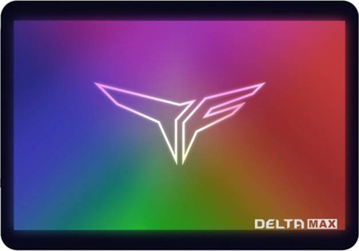 Dysk SSD Team Group Delta MAX LITE RGB 1 TB 2.5" SATA 6 Gb/s Czarny (765441059993)