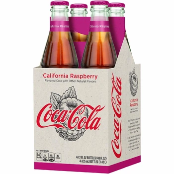 Напій сильногазований Coca Cola Raspberry British Columbia 355 мл (набір із 4 штук)
