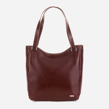 Torebka shopper damska ze skóry naturalnej Paolo Peruzzi Z-09-BR Brązowa (5903754432026)