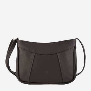 Torebka crossbody	damska ze skóry naturalnej Paolo Peruzzi Z-54-BR Brązowa (5905567203176)