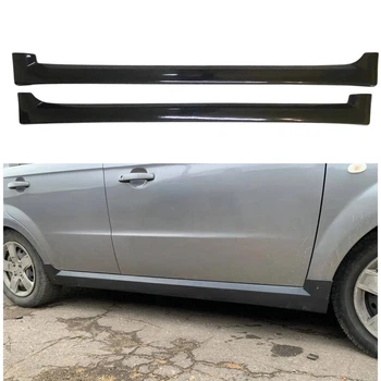 Накладки на пороги CHEVROLET AVEO T250 наружные стеклопластик под покраску 2 шт.