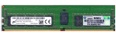Серверна оперативна пам'ять Micron MTA18ASF2G72PZ-2G3B1QK DDR4 16GB 2400MHz RDIMM 1Rx4 PC4-2400T HP 809082-091