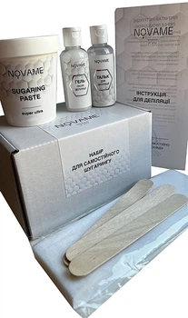 Набір для домашнього шугарінгу, 6 продуктів - Novame Cosmetic (1256224-7676781)