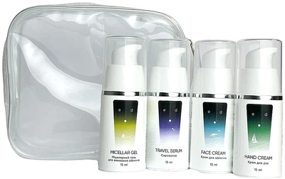 Набір для подорожей, 5 продуктів - Ed Cosmetics Travel Set (1263608-142084)