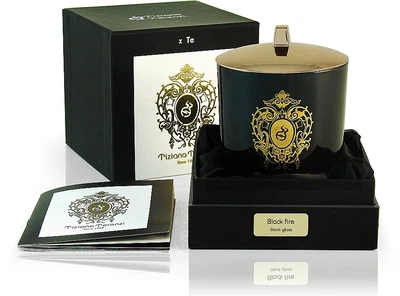 Tiziana Terenzi Black Fire Black Glass - Парфумована свічка з кришкою 170g (928835-1837364)