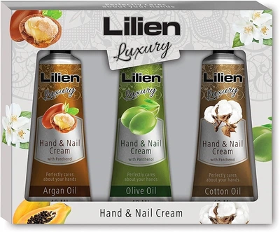 Набор - Lilien Luxury Hand And Nail Cream (h/cr/40 ml*3) (1327337