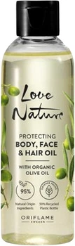 Защитное масло для тела, лица и волос с органической оливой - Oriflame Love Nature Protecing Body Face And Hair Oil 100ml (1288110-2378430)