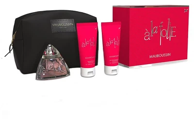 Набор (edp/100ml + b/lot/100ml + sh/gel/100ml + pouch) - Mauboussin ? la Folie (1145217-144865)