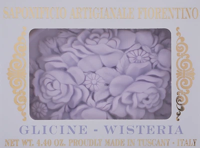 Мило натуральне "Гліцинія" - Saponificio Artigianale Fiorentino Botticelli Wisteria Soap 125g (706901-31338391)