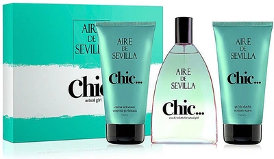 Набор (edt/150ml + b/cr/150ml + sh/gel/150ml) - Instituto Espanol Aire de Sevilla Chic (1192701-7946724)