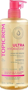 Ультра-зволожувальна олійка для душу - Topicrem Ultra-Moisturizing Oil 1000ml (1298422-31141945)