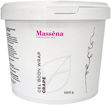 Обертывание для тела гелевое "Виноградное" - Massena Gel Body Wrap 1000g (1107059-144776)