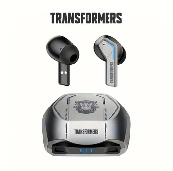 Бездротові вакумні Bluetooth-навушники "Transformers" з мікрофоном та шумозаглушенням, сріблястий (87016055)