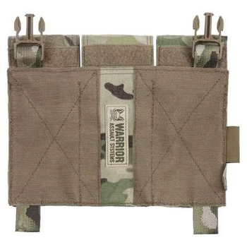 Плитоноска Warrior assault systems Low Profile Plate Carrier V 1 size L multicam и тройной подсумок (з/панель)