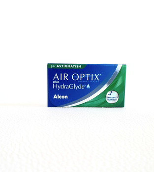 Контактні лінзи Air Optix plus HydroGlyde for Astegmatism Alcon +6.0/-0.75/70