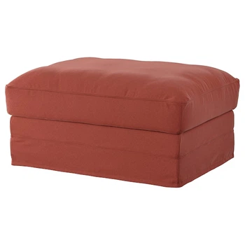 Підставка для ніг з місцем для зберігання IKEA GRONLID Ljungen яскраво-червона (894.088.78)