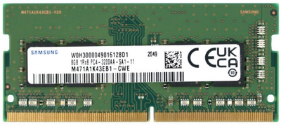 Оперативная память Samsung DDR4-3200 8192 MB PC4-25600 (M471A1K43EB1-CWE)