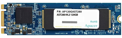 Накопичувач SSD 120GB Apacer AST280 M.2 SATAIII TLC (AP120GAST280-1)