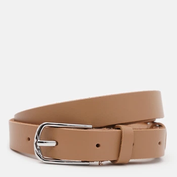 Ремень женский из натуральной кожи Laras 100v10genw72-caramel 100 см Бежевый (6501033662)