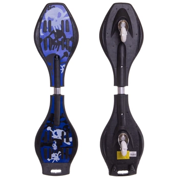Ролерсерф двоколісний (RipStik, Ріпстик, Вейвборд) (PP, чорний-синій) (SK-3558)