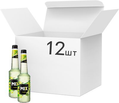 Упаковка напою слабоалкогольного газованого Mix Mojito світле фільтроване 4% 0.33 л x 12 шт (4770047234091)