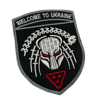 Шеврон нашивка на липучці WELCOME TO UKRAINE