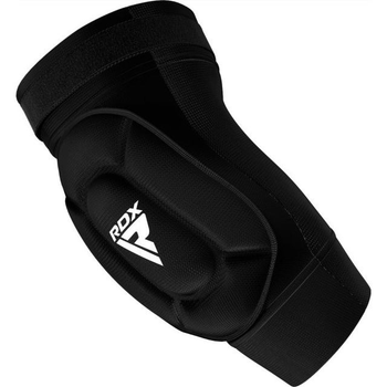 Налокотники спортивные RDX Hosiery Elbow Foam Black logo White M