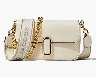 Сумка Marc Jacobs The J Marc Cloud White кожаная