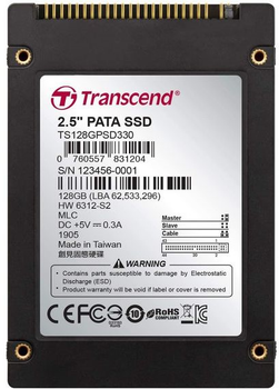 Dysk SSD Transcend PSD330 128GB 2.5″ PATA MLC (760557824855)