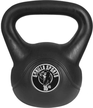 Kettlebell Gorilla Sports winylowe 16 kg (4260200841704)