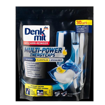 Капсули для посудомийних машин DenkMit Multi-Power Energy 30 шт