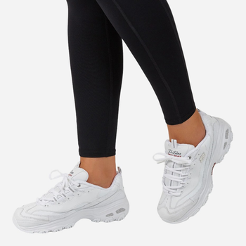 Buty sportowe damskie z siatką na platformie do kostki Skechers D'Lites - Fresh Start 11931-WNVR 41 (11US) 28 cm Białe (191665677994)