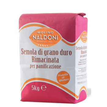 Мука Molino Naldoni semola rimacinata di grano duro 5 кг