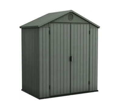 Садовий пластиковий будиночок Keter Darwin 6x4 190смх121см 259001 зелений