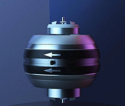 Эспандер кистевой Power Ball тренажер для кисти рук, гироскопический, 7x7x5,5см (AD-2167)