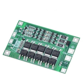 Контролер BMS 3S 12.6v 60A з балансуванням не семитрична