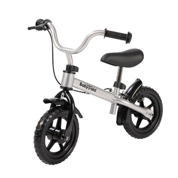 Rowerek biegowy BabyTrold Balance Bike Srebrny (5704211720676)