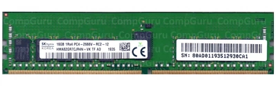 Серверна оперативна пам'ять Hynix DDR4 16GB 2666MHz RDIMM 1Rx4 PC4-2666V (HMA82GR7CJR4N-VK)