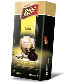 Кофе в капсулах Rene Vanillia, 10 капсул Nespresso