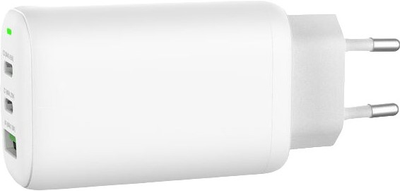 Мережевий зарядний пристрій GoGEN ACHPD 365 2 x USB-C + 1 x USB-A 65 W White (GOG-ACHPD365W)