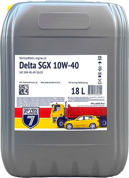 Моторное масло Seven Flags Delta SGX 10W-40 18 л (7Flags) (7350118360309)