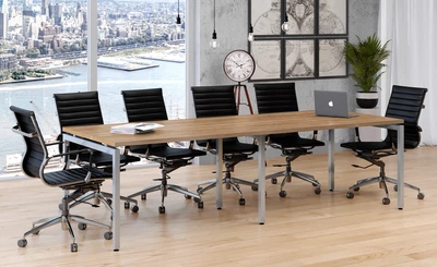 Стіл для переговорів Q-270 Loft Design Дуб Крафт золотий