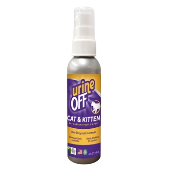 TropiClean Urine Off Спрей для удаления органических пятен и запахов, для котят и кошек 118 мл (tr016998)
