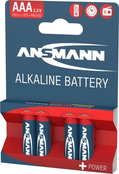 Батарейки Ansmann Alkaline AAA 1.5 V 4 шт (5015553)