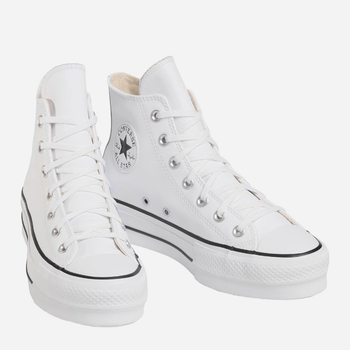 Жіночі кеди високі Converse Platform Hi Leather 561676C 37 (6.5US) 23.5 см Білі (888755795842)