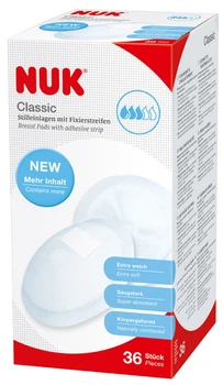 Одноразовые лактационные прокладки для груди NUK (36 штук)