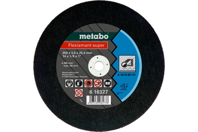 Отрезной диск Metabo Flexiamant super 350x3,0x25,4 мм, по металлу, TF 41 616327000 (8409)