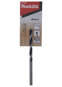 Сверло Makita D-07032 (4х75 мм) по дереву (30205)