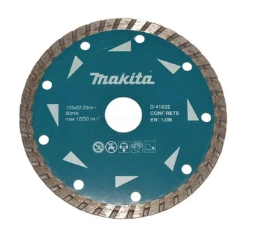 Алмазный диск Makita D-41632 (125х22.23 мм) турбо для бетона сухой рез (4944)