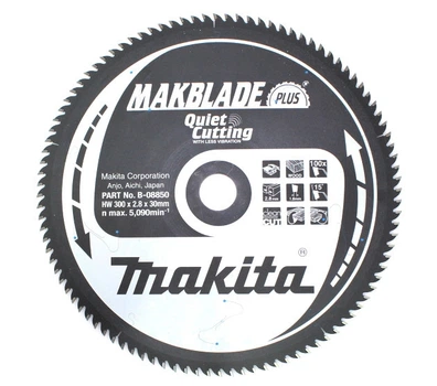 Пильный диск MAKBlade Plus Makita B-08850 (300x30 мм, 100 зубьев) по дереву (6516)